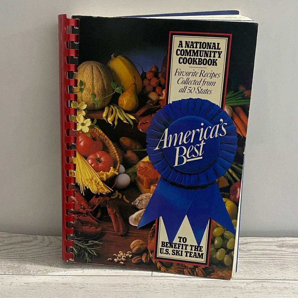 America’s Best Cookbook 1983 Community Recipes 50 States Vintage Spiral Bound